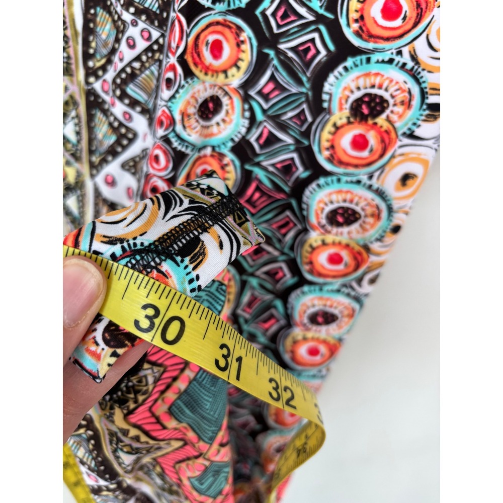 Slip Ins DiveSkin SurfSkin Long Sleeve Geometric Tribal Print Size S - Picture 9 of 11